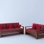 The Fevos 3+2 Seater Fabric Sofa