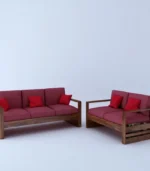 The Fevos 3+2 Seater Fabric Sofa