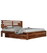 The Elina Queen Drawer Bed-Teak