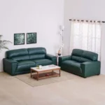 3+2 Seater Half Leather Sofa Set
